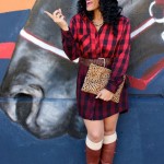 The Urban Outfitters Plaid Dress…AND Knee Socks!
