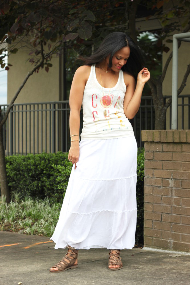 Tiered Maxi Skirts