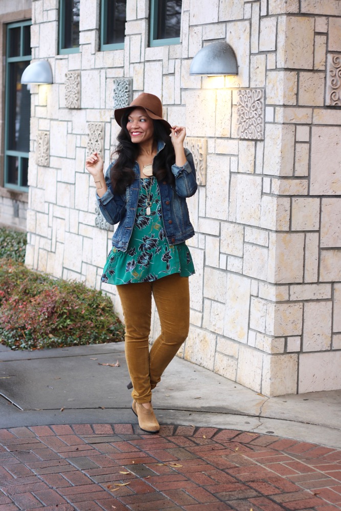 Wearing Florals in the Winter
