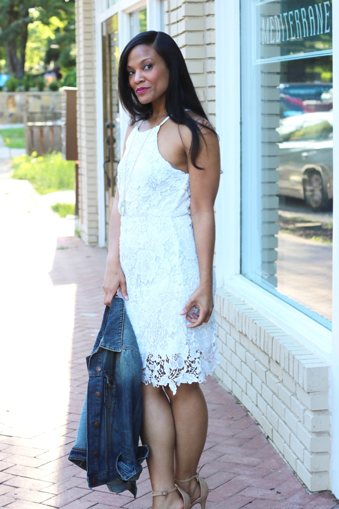 White Lace Dresses for Summer