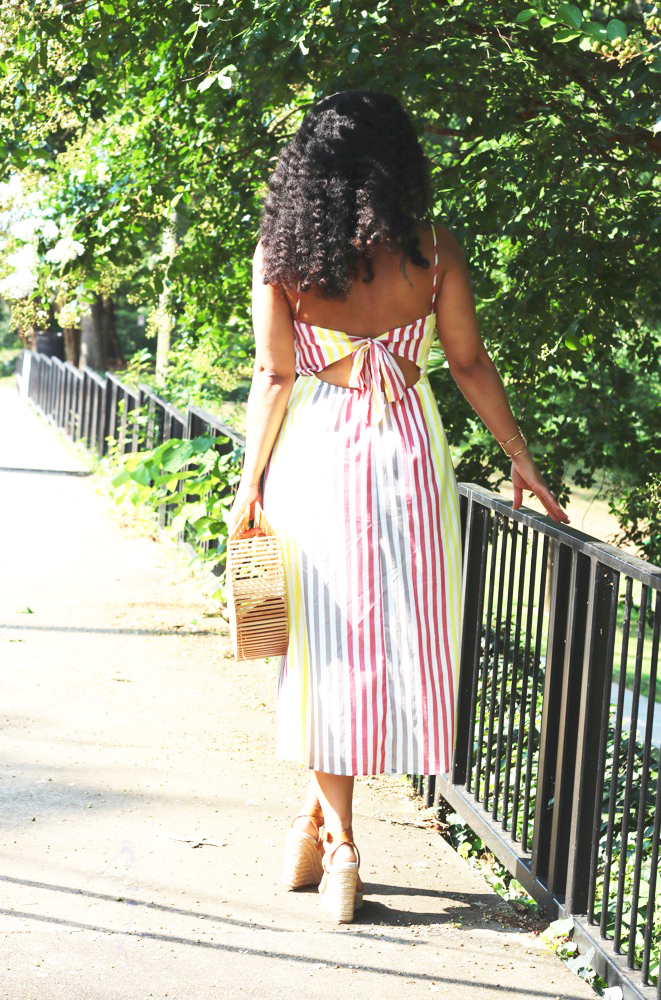 Favorite Striped Midi Dress